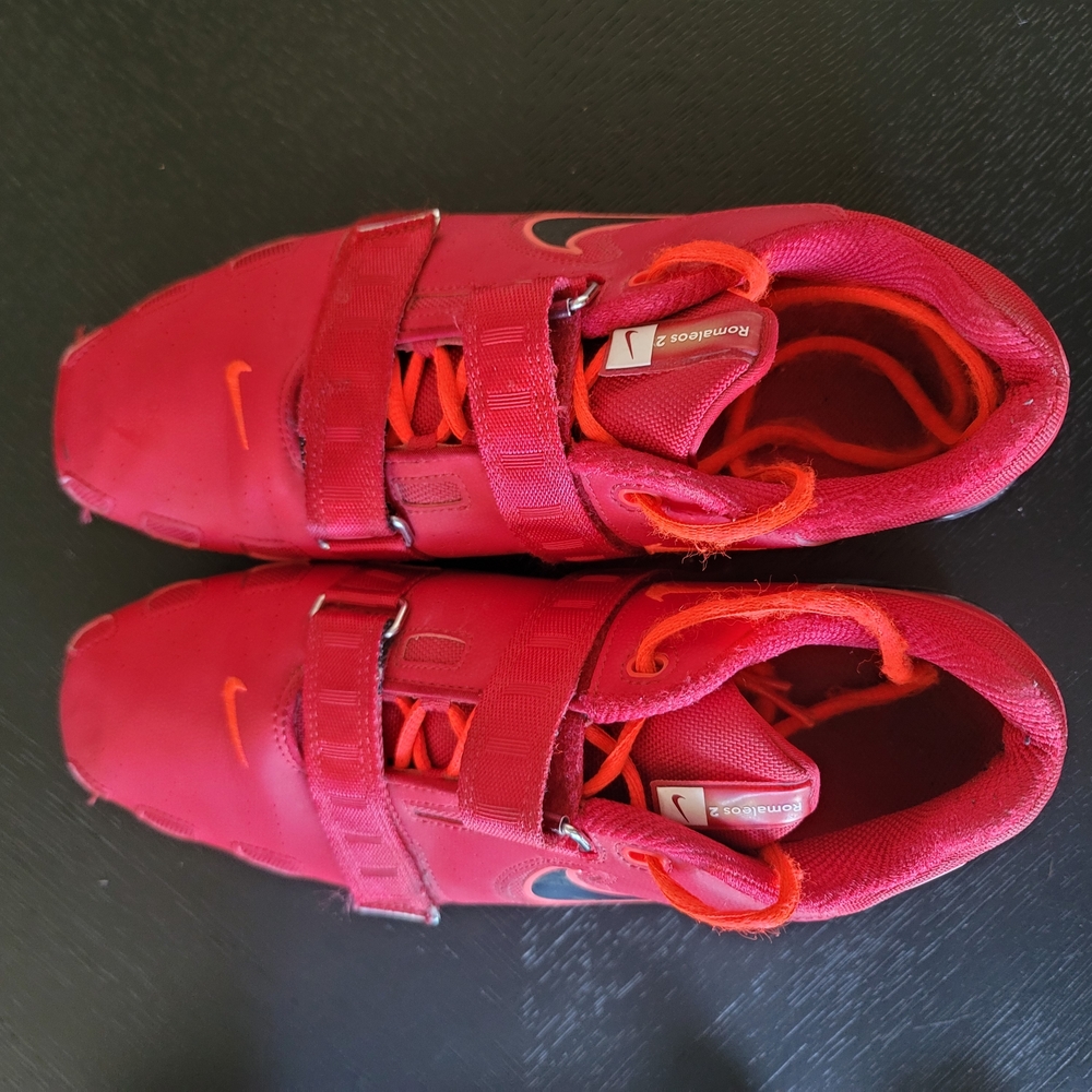 Nike Romeleo 2 Lifting Shoes, Red, Size 13